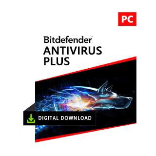 Bitdefender Antivirus Plus | 1 Year | 3 Devices | Windows | Downloadable